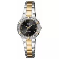 Наручные часы Q&Q женские QA29 J405 кварцевые, водонепроницаемые, золотой