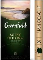 Чай улун Greenfield Milky Oolong в пакетиках, мальва, 25 пак