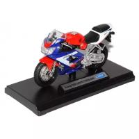 Мотоцикл Welly Honda CBR900RR Fireblade (12164P) 1:18, 13 см, красный