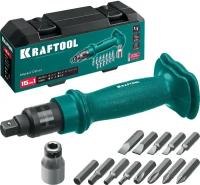 KRAFTOOL ID-15 15 предм, Ударно-поворотная отвертка (25550-Н10)