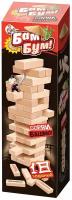 Игра настольная Башня "Бам-бум", неокрашенные деревянные блоки с заданиями, 10 королевство, 1741 В комплекте: 1шт