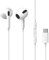 Наушники Baseus Encok Type-C Lateral in-Ear Wired Earphone C17 (NGCR010002) white