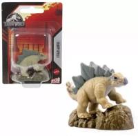 Фигурка мини динозавра Jurassic World Стегозавр серия Micro Collection Stegosaurus Mattel GXB08