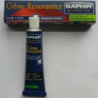 Saphir Восстановитель кожи Creme Renovatrice 0851 Жидкая кожа, 01 Black, 25 мл