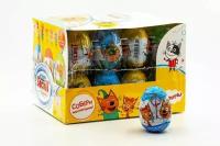 Шоколадное яйцо с игрушкой Mega Secret Три Кота 20 гр Упаковка 24 шт