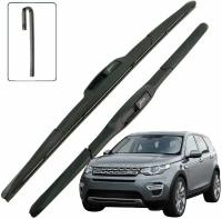 Дворники Land Rover Discovery Sport (1) L550 Ленд Ровер Дискавер Спорт Л550 2014 2015 2016 2017 2018 2019 гибридные 650мм-500мм 2шт