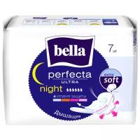 Bella прокладки Perfecta ultra night extra soft, 6 капель, 7 шт