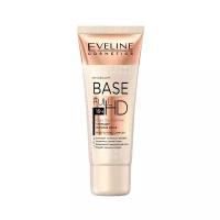 Eveline Cosmetics матирующая база под макияж с эффектом сияния Base Full HD 4в1 30 мл