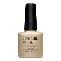 Гель лак. Шеллак Shellac цвет-золотой, перламутровый, плотный CND Shellac Locket Love