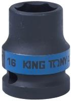 Головка торцевая ударная шестигранная 1/2", 16 мм KING TONY 453516M