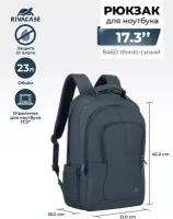 Рюкзак для ноутбука RIVACASE 8460 dark blue 17.3" / 6