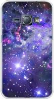 Силиконовый чехол на Samsung Galaxy J1 2016 / Самсунг Галакси Джей 1 2016 Яркая галактика
