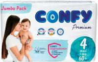 Подгузники Confy Premium Jumbo Размер 4 7-14кг 60шт