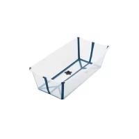 Ванночка Stokke FlexiBath X-large, прозрачный/синий, 69 л, 41х24х82 см