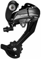 Переключатель задний Shimano Altus, M370, длинная лапка SGS, 9 скоростей