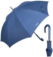 Зонт-трость Moschino 8509-67AUTOF Pinstripes Blue