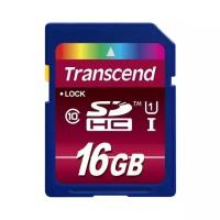 Карта памяти SDHC 16GB Transcend Class 10 UHS-I