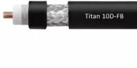Кабель VEGATEL 10D-FB (Titan, черный)1 метр