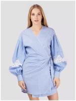Платье Ermanno Firenze, размер 42 EU, голубой