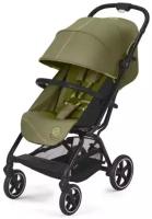 Cybex Eezy S+ 2 Коляска прогулочная, рама Black, Nature Green с дождевиком и бампером