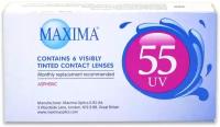 Контактные линзы Maxima 55 UV 1 месяц R. 8.6 SPH -1.50