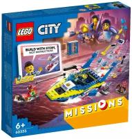 Конструктор Lego City Missions Water Police Detective Missions (элем:278) пластик (60355)