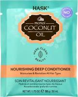 Hask Monoi Coconut Oil Кондиционер питательный с кокосовым маслом для волос, 50 г, 50 мл, пакет