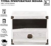 Тумба прикроватная Indiana JKOM 1s (Сосна каньйон) Black Red White