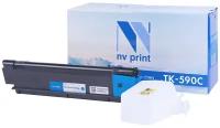 Тонер-картридж NV Print NV-TK590C для Kyocera FS-C2026MFP, C2126, C2526MFP, C2626, C5250DN (совместимый, голубой, 5000 стр.)