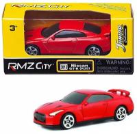 Машина металлическая Nissan GTR (R35), красный матовый цвет 344013SM(B)