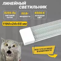 Светильник Rexant СПО 110 Призма 55W 185-265V 5225Lm 6500K IP20 Cold Light 607-024