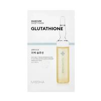 Missha Mascure Whitening Solution Sheet Mask Glutathione осветляющая маска