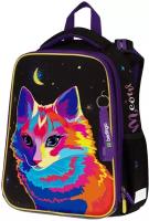 Ранец Berlingo Expert "Astro Cat" 37*28*16см, 2 отделения, 2 кармана, анатомическая спинка