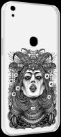 Чехол MyPads портрет девушки черно белый для Alcatel SHINE LITE 5080X 5.0 задняя-панель-накладка-бампер