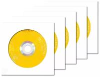 Диск Mirex DVD-R 4,7Gb 16x в бумажном конверте с окном, 5 шт