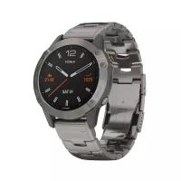 Умные часы Garmin Fenix 6 Sapphire Premium Edition (Цвет: Titanium)