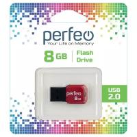 USB флешка Perfeo USB 8GB M02 черно/красный