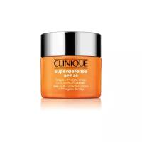 Clinique Superdefense SPF 25 Корректирующий крем против следов усталости на лице и первых признаков старения для жирной и комбинированной кожи лица