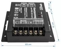 Контроллер для светодиодной ленты RGB Apeyron (04-20) 288/576 Вт 12/24 В IP33 с пультом