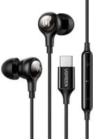 Наушники проводные UGREEN EP103 (30638) In-Ear Earphones USB Type-C Connector чёрные