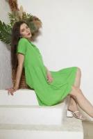 Платье женское зеленое
