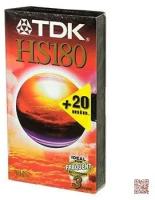 Видеокассета VHS, TDK HS180