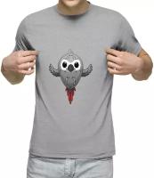 Мужская футболка «Попугайчик жако»