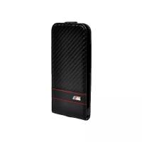 Карбоновый чехол книжка для iPhone 6/6S BMW M-Collection Booktype Carbon Blk (BMFLBKP6MCC)