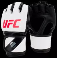 Перчатки UFC для спарринга, грэпплинга MMA 5 унций белые (L/XL)