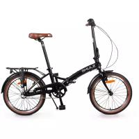 Городской велосипед SHULZ Goa Coaster черный 20" (требует финальной сборки)