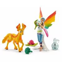 Игровой набор Schleich Эльфийка Дунья и жеребенок 41438