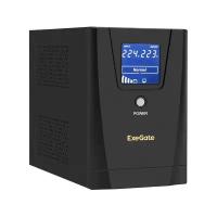 Источник питания EXEGATE SpecialPro Smart LLB-1200. LCD. AVR.6C13. RJ <1200VA/750W, LCD, AVR,6*C13, RJ45/11, металлический корпус, Black>