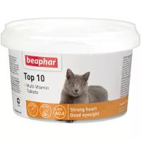 Витамины Beaphar Top 10 Multi Vitamin для кошек, 180 таб. х 1 уп