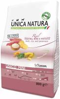 UNICA Mini сухой корм для собак мелких пород с уткой, рисом и картофелем, 800 гр